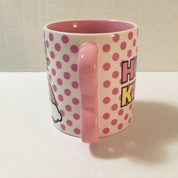 Hello Kitty Bow Handle 20oz Ceramic Coffee Tea Mug - Picture 4 of 6